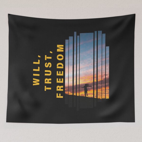 Item preview, WTF: Will, Trust, Freedom designed and sold by cabana.space.