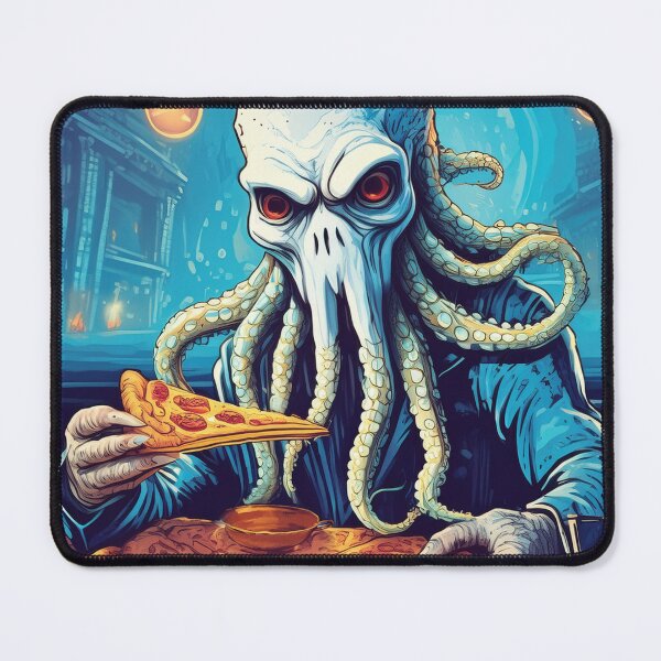 Item preview, CtulhuVsPizza designed and sold by blackquack.