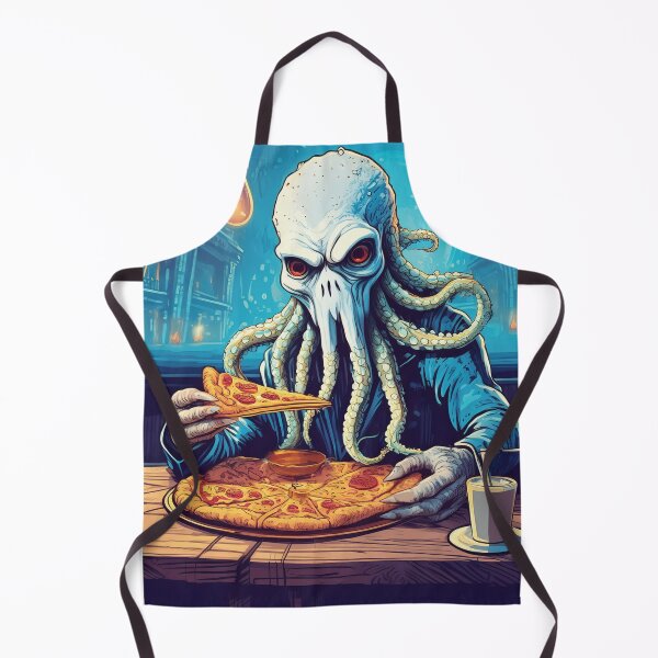 Item preview, CtulhuVsPizza designed and sold by blackquack.