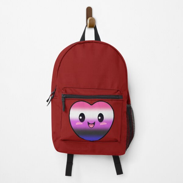 Item preview, Kawaii Heart with Genderfluid Pride Flag Colors , Subtle Genderfluid Heart Design designed and sold by Travelslightly.