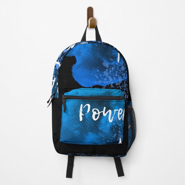 Item preview, Powered by art blue watercolor designed and sold by alczar.