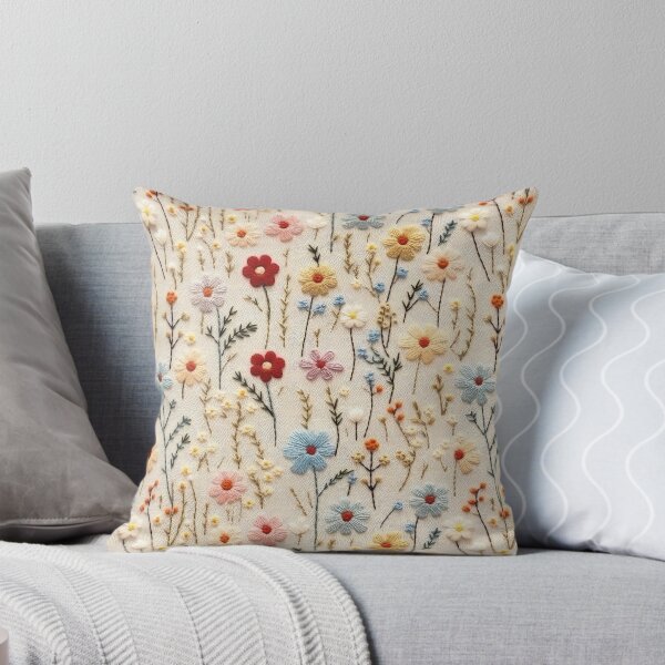 Item preview, Cottage Dreams - Embroidered Wildflowers 5 designed and sold by the-Nerdlings.