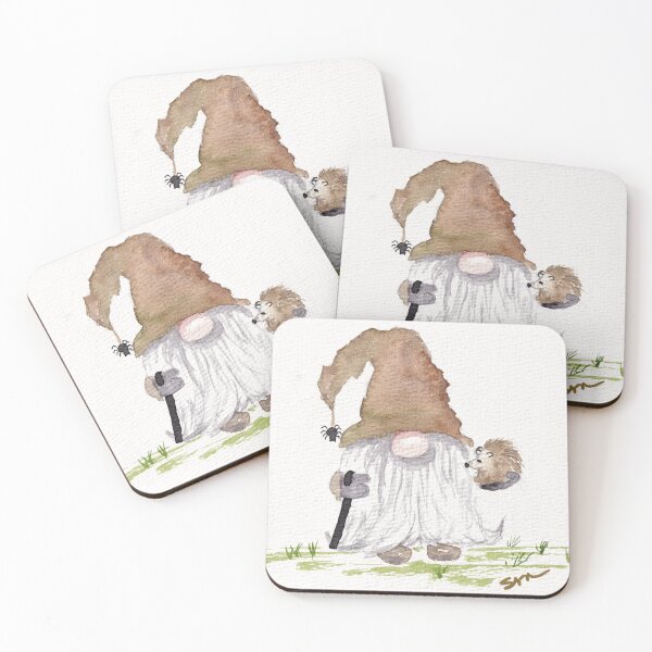 Artikelvorschau, Opa Gnom geht mit seinem Igel spazieren entworfen und verkauft von Gnomes1bySue.