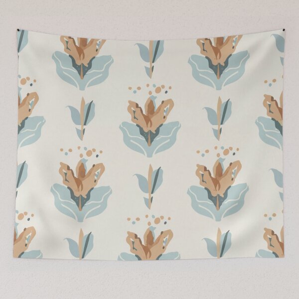 Item preview, Serene Floral Beauty: Soft Pastel Petal Pattern Illustration designed and sold by HahaHandlesHub.