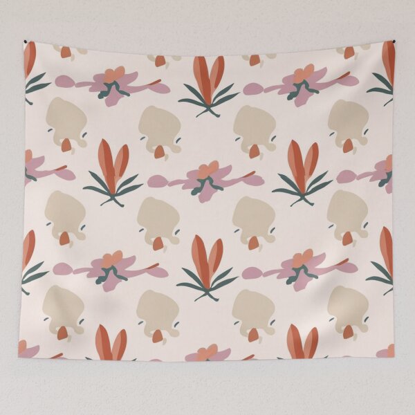 Item preview, Tranquil Petal Elegance: Soft Pastel Floral Pattern designed and sold by HahaHandlesHub.