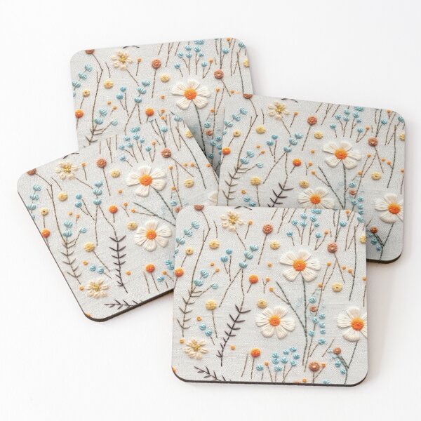 Item preview, Cottage Dreams - Embroidered Wildflowers 7 designed and sold by the-Nerdlings.