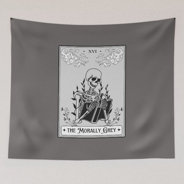 Item preview, Morally Grey Bookish Tarot Card designed and sold by MomentumCloset.