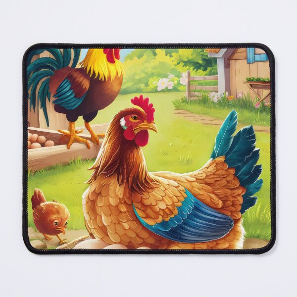 Item preview, Hen time. A rooster in distress. designed and sold by MyHappyArtShop.