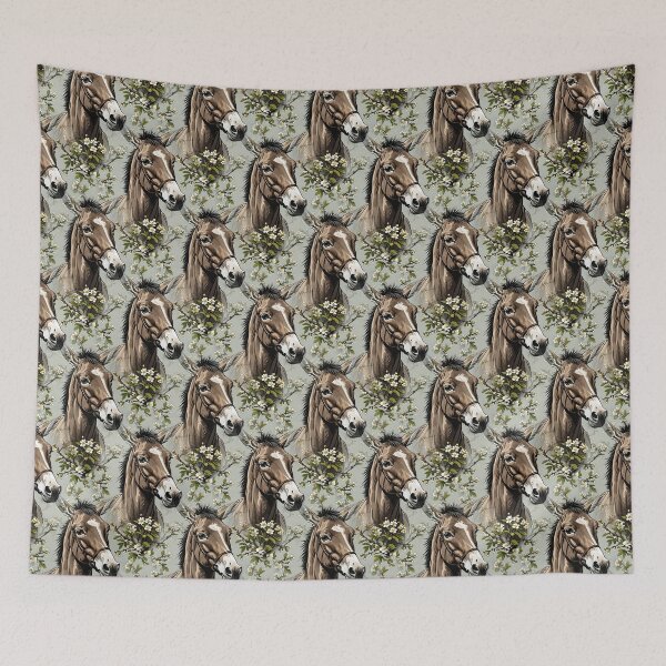 Item preview, Missouri Mule Surrounded By Hawthorn Blossom Pattern 2 designed and sold by taiche.
