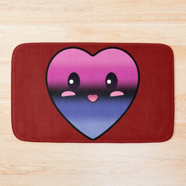 Item preview, Kawaii Heart with Omnisexual Pride Flag Colors , Subtle Omni Heart Design designed and sold by Travelslightly.