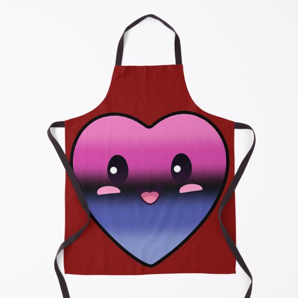Item preview, Kawaii Heart with Omnisexual Pride Flag Colors , Subtle Omni Heart Design designed and sold by Travelslightly.