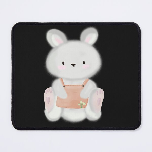 Item preview, Cute rabbit with vivid orange dungarees designed and sold by SunbeamMoon111.