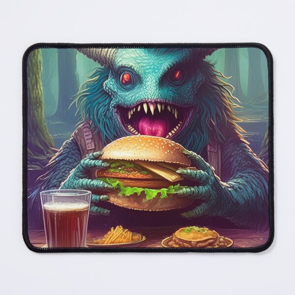 Item preview, FluffyDemonVsBuger designed and sold by blackquack.