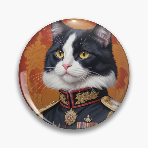 Item preview, Mr Tibbles - Cat in an oil painting - digital Cat Art / cat print / animal art designed and sold by Very Peculiar.