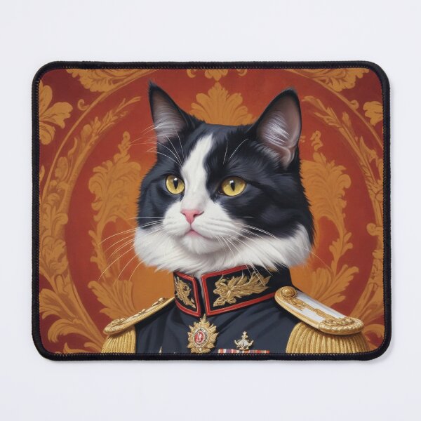 Item preview, Mr Tibbles - Cat in an oil painting - digital Cat Art / cat print / animal art designed and sold by Very Peculiar.