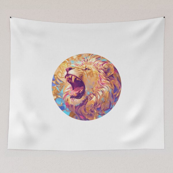 Item preview, Cyber Lion // Aesthetic Lion // Cool Animal // Cyber Animal // Future Animal Art // Animal Warrior // Animal Cute Art // Gaming Aesthetic stickers designed and sold by SMARTKIT  DESIGNAGENCY.