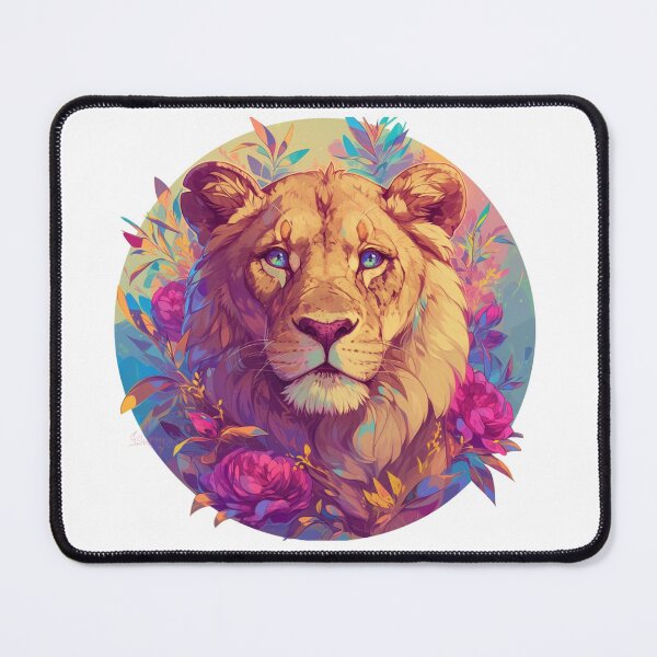 Item preview, Cyber Lion // Aesthetic Lion // Cool Animal // Cyber Animal // Future Animal Art // Animal Warrior // Animal Cute Art // Gaming Aesthetic stickers designed and sold by SMARTKIT  DESIGNAGENCY.