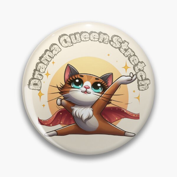 Item preview, Drama Queen Stretch Cat lover gift designed and sold by santoshputhran.