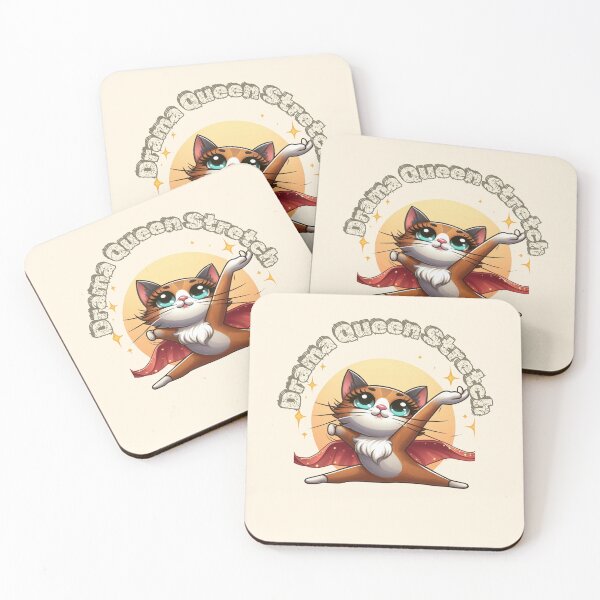Item preview, Drama Queen Stretch Cat lover gift designed and sold by santoshputhran.