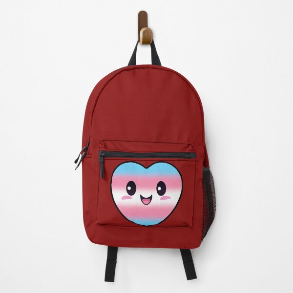 Item preview, Kawaii Heart with Transgender Pride Flag Colors , Subtle Trans Heart Design designed and sold by Travelslightly.