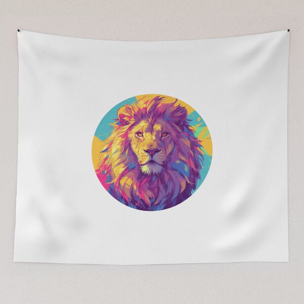 Item preview, Cyber Lion // Aesthetic Lion // Cool Animal // Cyber Animal // Future Animal Art // Animal Warrior // Animal Cute Art // Gaming Aesthetic stickers designed and sold by SMARTKIT  DESIGNAGENCY.
