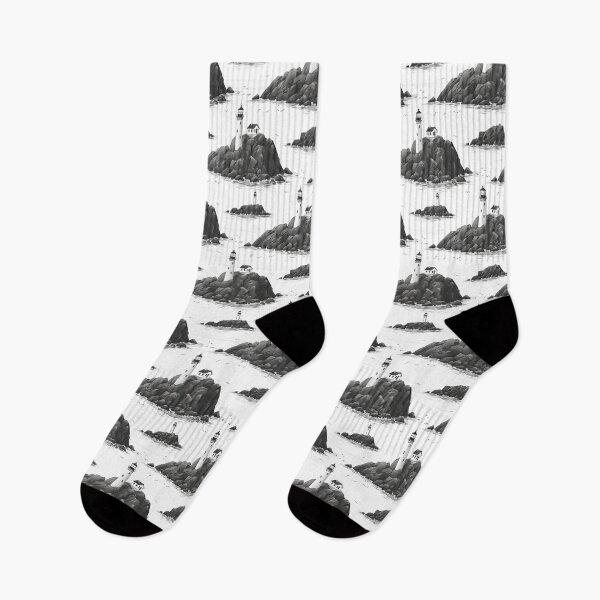 Item preview, Black & White Lighthouses designed and sold by MiracleSociety.