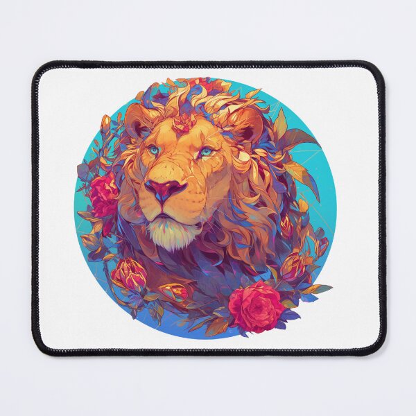 Item preview, Cyber Lion // Aesthetic Lion // Cool Animal // Cyber Animal // Future Animal Art // Animal Warrior // Animal Cute Art // Gaming Aesthetic stickers designed and sold by SMARTKIT  DESIGNAGENCY.