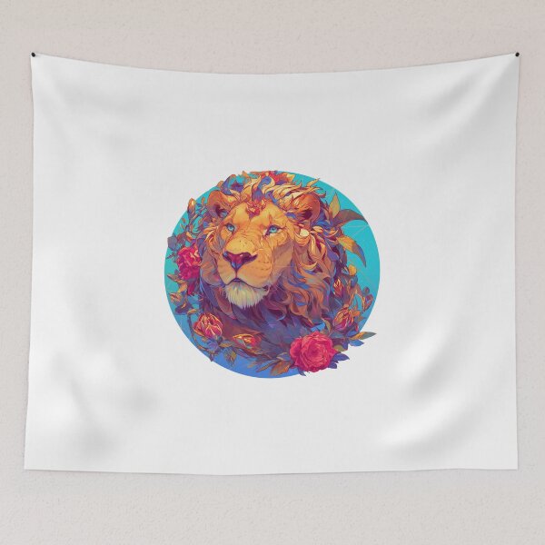 Item preview, Cyber Lion // Aesthetic Lion // Cool Animal // Cyber Animal // Future Animal Art // Animal Warrior // Animal Cute Art // Gaming Aesthetic stickers designed and sold by SMARTKIT  DESIGNAGENCY.