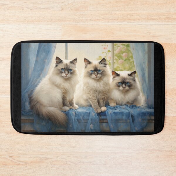 Item preview, Three Ragdoll cats designed and sold by PetsArt.