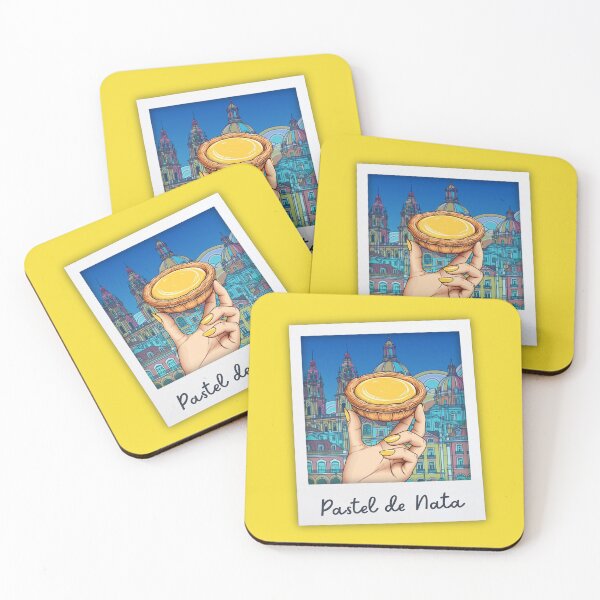 Item preview, Pastel de Nata Photo with Background of Lisbon designed and sold by Pinups Galore Co..