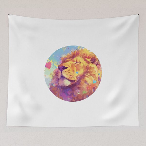 Item preview, Cyber Lion // Aesthetic Lion // Cool Animal // Cyber Animal // Future Animal Art // Animal Warrior // Animal Cute Art // Gaming Aesthetic stickers designed and sold by SMARTKIT  DESIGNAGENCY.