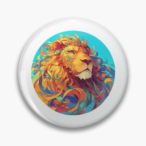 Item preview, Cyber Lion // Aesthetic Lion // Cool Animal // Cyber Animal // Future Animal Art // Animal Warrior // Animal Cute Art // Gaming Aesthetic stickers designed and sold by SMARTKIT  DESIGNAGENCY.