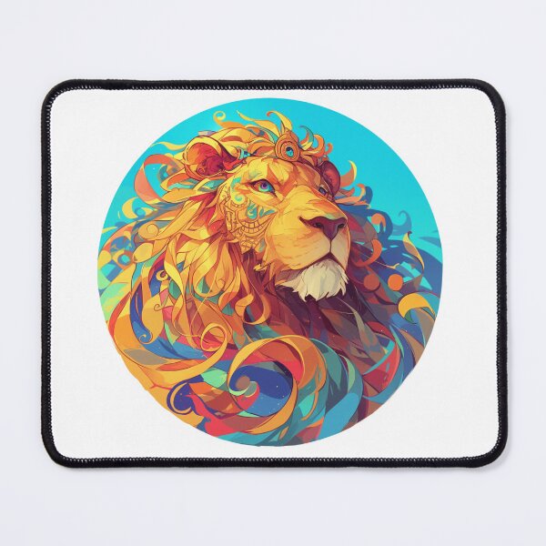 Item preview, Cyber Lion // Aesthetic Lion // Cool Animal // Cyber Animal // Future Animal Art // Animal Warrior // Animal Cute Art // Gaming Aesthetic stickers designed and sold by SMARTKIT  DESIGNAGENCY.