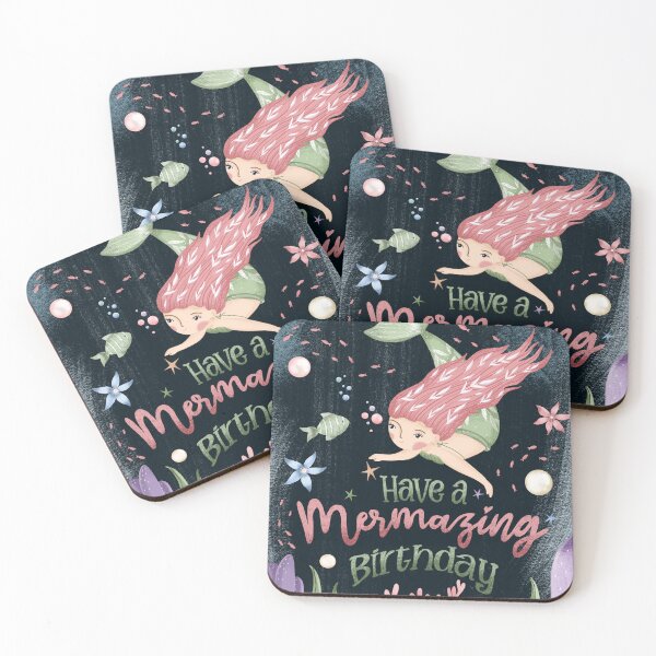 Item preview, Pink haired cute mermaid designed and sold by pinkyfish1010.