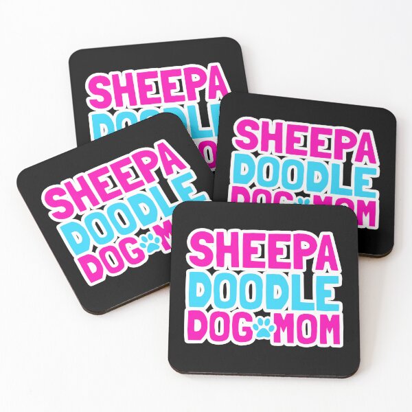 Item preview, Sheepadoodle Dog Mom Paw Summer Surfer Beach Gift designed and sold by Guarddogdrive.
