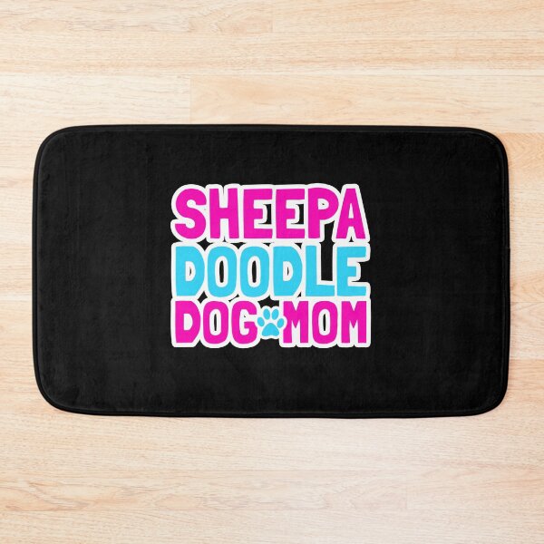 Item preview, Sheepadoodle Dog Mom Paw Summer Surfer Beach Gift designed and sold by Guarddogdrive.