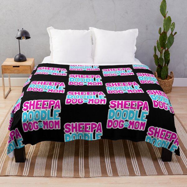 Item preview, Sheepadoodle Dog Mom Paw Summer Surfer Beach Gift designed and sold by Guarddogdrive.