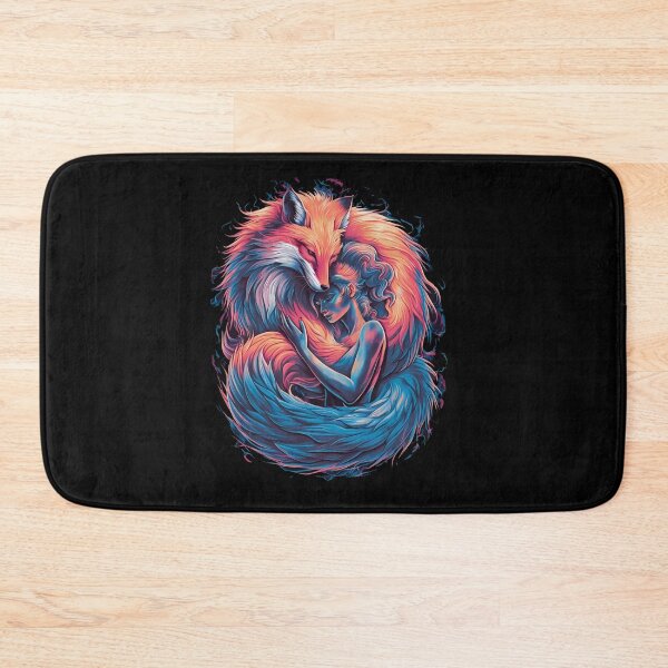 Item preview, Therian art with a girl and a fox entwined designed and sold by Gerald Waters.