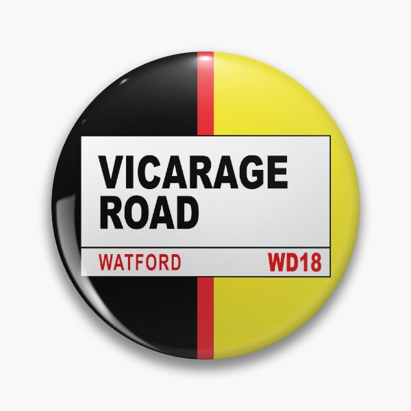 Item preview, Vicarage Road Street Sign designed and sold by rogue-design.