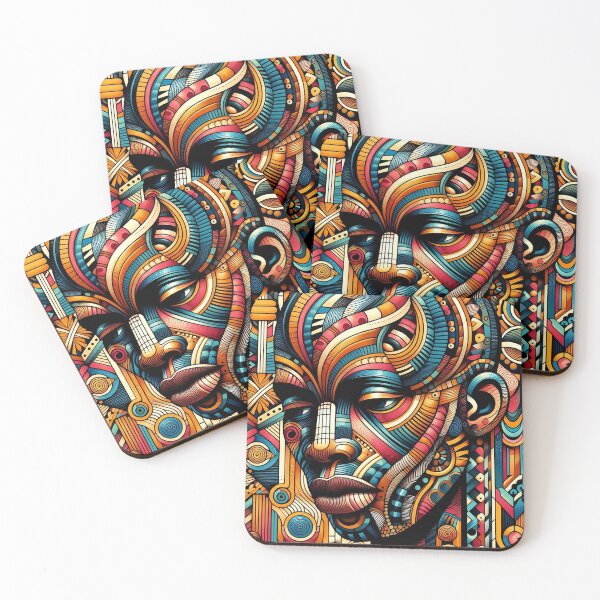 Item preview, African style art portrait  designed and sold by itsyorstore.