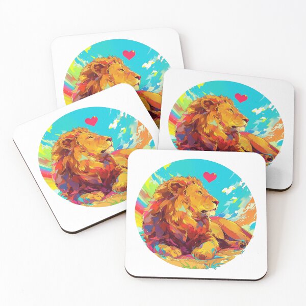 Item preview, Cyber Lion // Aesthetic Lion // Cool Animal // Cyber Animal // Future Animal Art // Animal Warrior // Animal Cute Art // Gaming Aesthetic stickers designed and sold by SMARTKIT  DESIGNAGENCY.