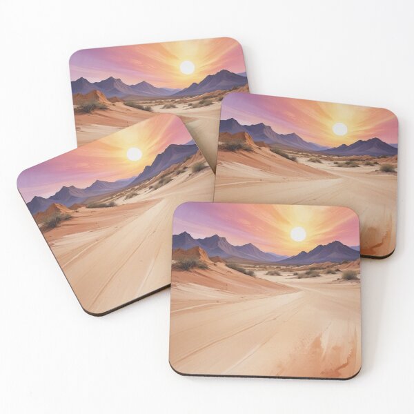 Item preview, Digital Desert Sand Sunset Print Design designed and sold by imanshu.