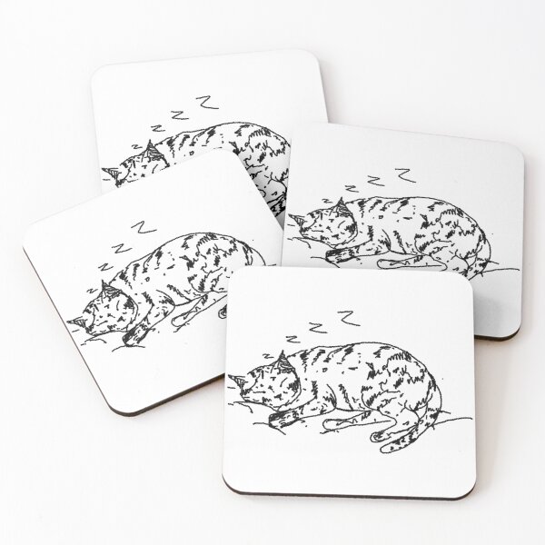 Item preview, Cat sleep designed and sold by JiraVibes.