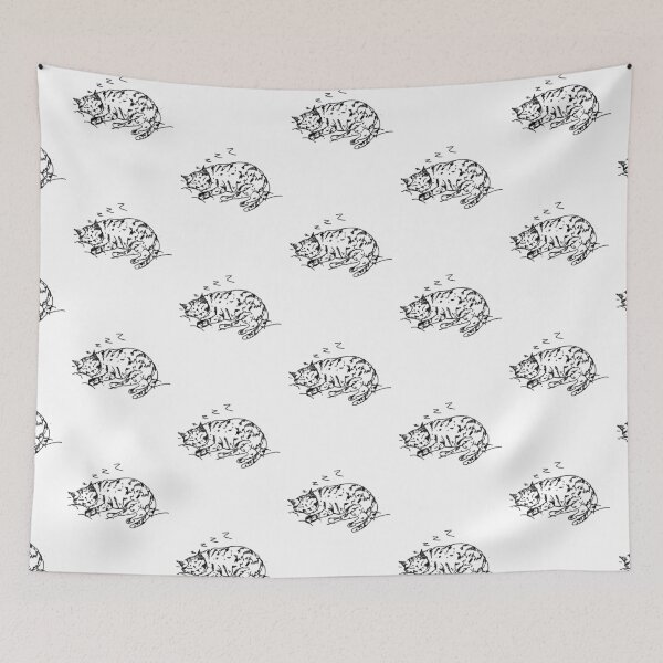 Item preview, Cat sleep designed and sold by JiraVibes.