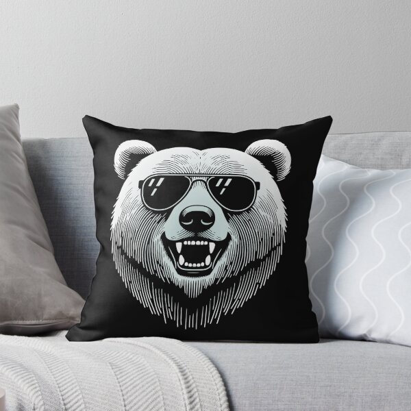 Item preview, Cool bear head designed and sold by CutOriginalArt.