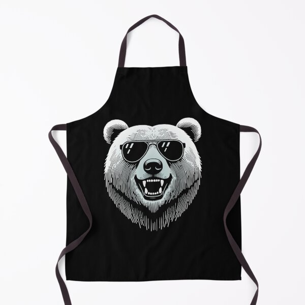 Item preview, Cool bear head designed and sold by CutOriginalArt.