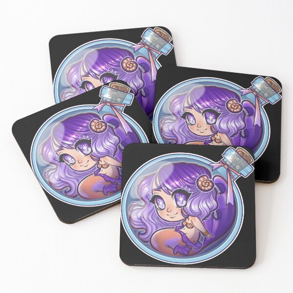 Item preview, magic mermay mermaid anime manga cute kawaii chibi art sticker doodle designed and sold by mondaycat.