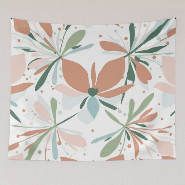 Item preview, Soft Pastel Petal Pattern: Ethereal Floral Illustration designed and sold by HahaHandlesHub.