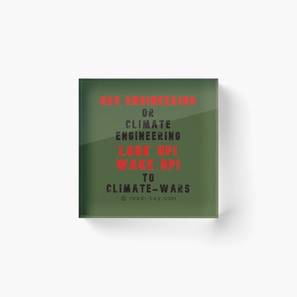 Item preview, Geo Engineering - Or Climate Engineering designed and sold by AlienAlmanac.