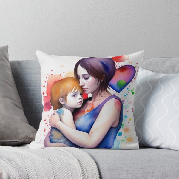 Item preview, Mother and son painting designed and sold by ZeusGallery.